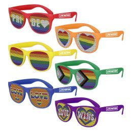 Custom Pride Art Pinhole Sunglasses - All Colors 