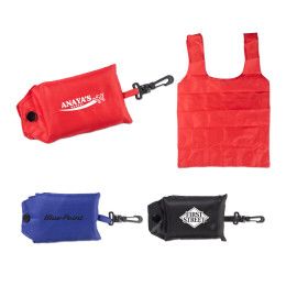 Custom Foldable Tote Keychain - All Colors Custom Foldable Tote Keychain - All Colors