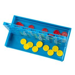 Custom Travel 4-in-a-Row Game - Blue Custom Travel 4-in-a-Row Game - Blue