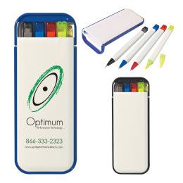 Custom 4-In-1 Writing Set - Full Color - All Colors 