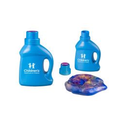 Custom Multi-Color Slime in Laundry Detergent Container