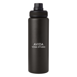 Custom Zone 32 oz. Recycled Stainless Steel Water Bottle - Black Custom Zone 32 oz. Recycled Stainless Steel Water Bottle - Black