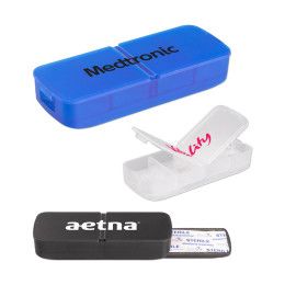 Custom Pill Holder with Bandage Dispenser - All Colors 