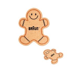 Custom Gingerbread Man Coaster