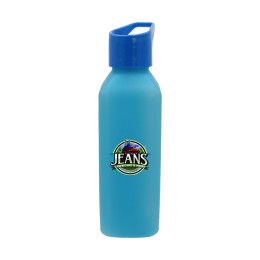 Custom 24 oz. Classic Edge Bottle with Carry Cap, Full Color Digital - Light Blue 