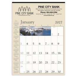 Cusrtom Triumph® Wall Calendar - Decorator Memo - Tan - Calendar view