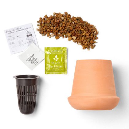 Custom Modern Sprout Modern Terracotta Grow Kit Aloe - Terracotta Lifestyle