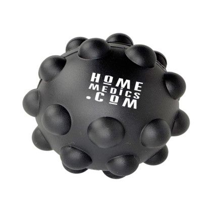 Custom Bubbler Push Pop Stress Reliever Ball - Black