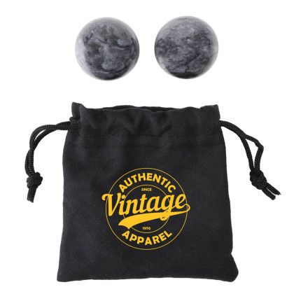 Custom Tranquility Baoding Balls - Black