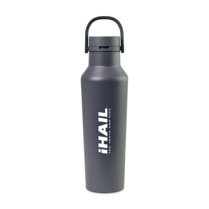 Custom CORKCICLE Sport Canteen - 20 oz - Dark Grey