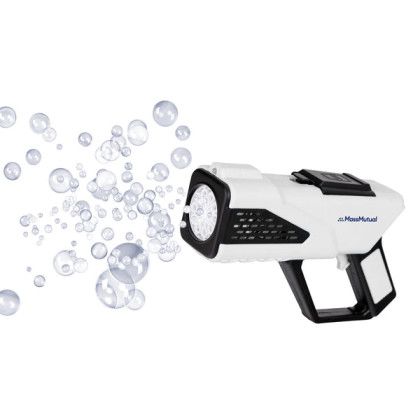 Custom Automatic Bubble Gun - White