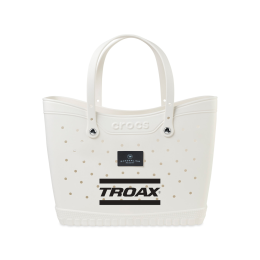Custom Crocs Classic Large Tote - White/Black Custom Crocs Classic Large Tote - White/Black
