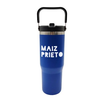 Custom 30 oz Tumbler w/ Straw - Royal Blue Custom 30 oz Tumbler w/ Straw - Royal Blue