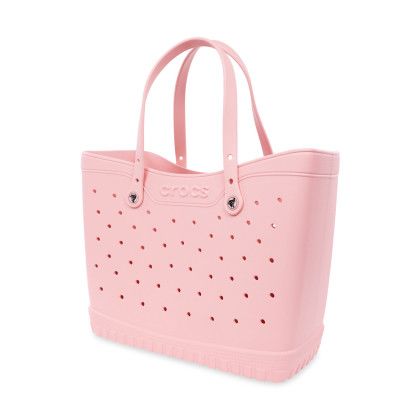Custom Crocs Classic Large Tote - Powder Pink Side View 