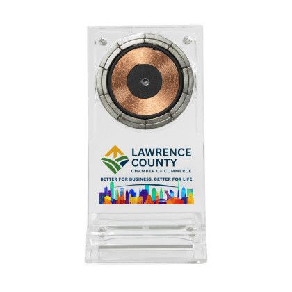 Custom Clearcharge Pro Acrylic Charging Stand - Clear Custom Clearcharge Pro Acrylic Charging Stand - Clear