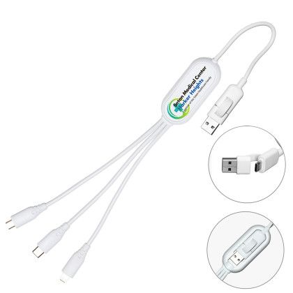 Custom Versalink Charging Cable - White