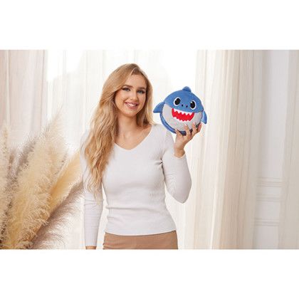 Custom Comfort Pals Shark 2-in-1 Pillow Sleep Mask - Blue Front View 