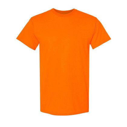 Custom Nursing Is A Work Of Heart Gildan Adult Heavy Cotton T-Shirt - Orange