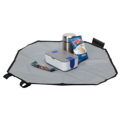 Custom Pioneer Cooler Bag & Convertible Table Mat - Open bag view
