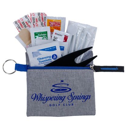 Custom Stillwater 17 17 Piece Golf Kit Components - Blue