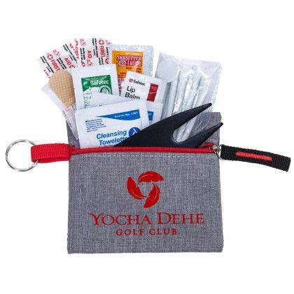 Custom Stillwater 17 17 Piece Golf Kit Components - Red