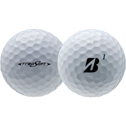 Custom Bridgestone TreoSoft Golf Balls - 12 Pack - White Custom Bridgestone TreoSoft Golf Balls - 12 Pack - White