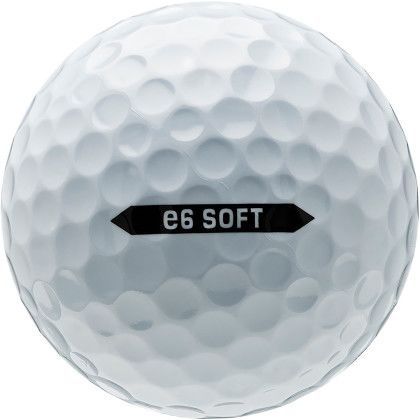 Custom Bridgestone e6 Soft Golf Balls - 3 Pack - White