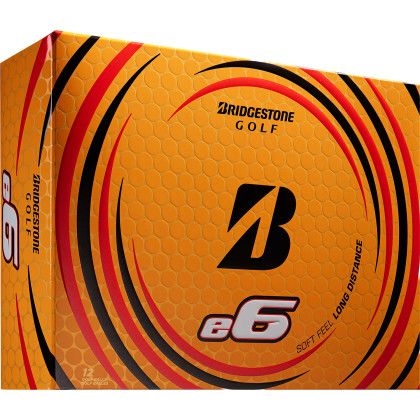 Custom Bridgestone e6 Soft Golf Balls - 12 Pack - White Box View 