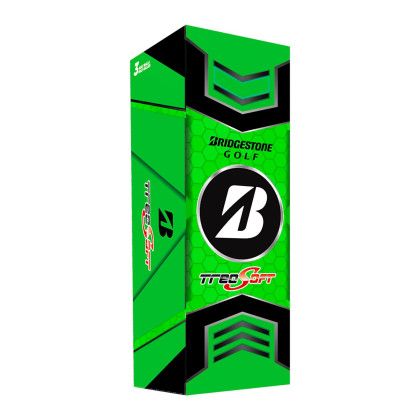 Custom Bridgestone TreoSoft Golf Balls - 3 Pack - White with box Custom Bridgestone TreoSoft Golf Balls - 3 Pack - White with box