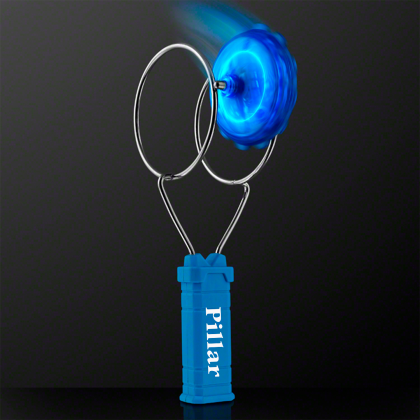 Custom LED Magnetic Gyro Wheel, Light Spinner Toy - Blue Custom LED Magnetic Gyro Wheel, Light Spinner Toy - Blue
