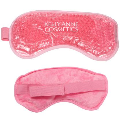 Custom Plush Hot/Cold Eye Mask - Pastel pink Custom Plush Hot/Cold Eye Mask - Pastel pink