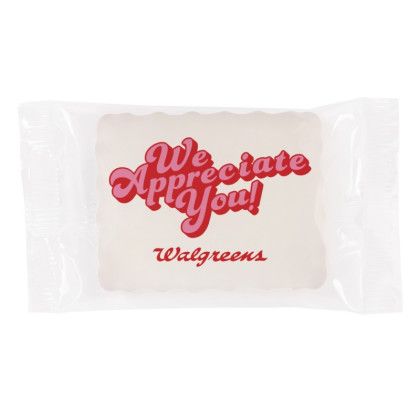 Custom Printed Iced Rectangle Cookie with Logo - Appreciation Gifts