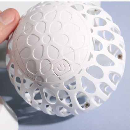 Custom Vortex Spinning Fan - White back side Custom Vortex Spinning Fan - White back side