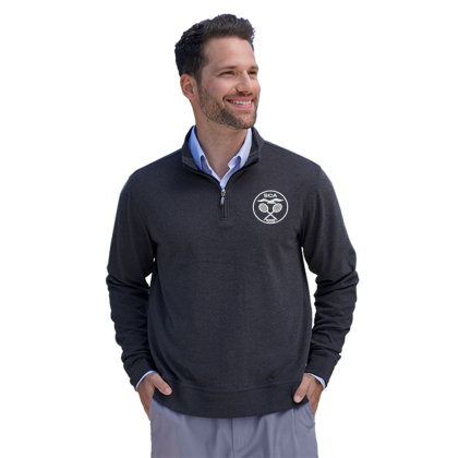 Custom Luxe 1/4 Zip Pullover - Navy