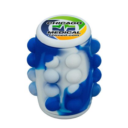 Custom Quantum Pop N Spin Stress Reliever - Blue with white