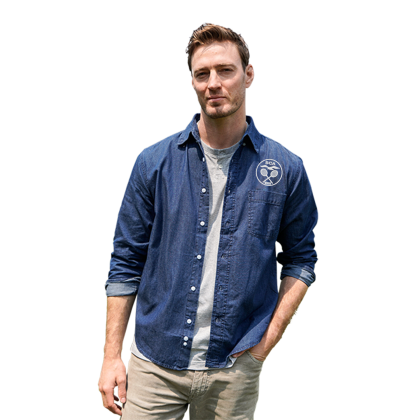Custom Men's Hudson Denim Shirt