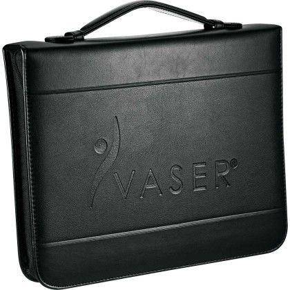 Custom Windsor Impressions Presentation Portfolio with FSC Mix Paper - Black Side View Custom Windsor Impressions Presentation Portfolio with FSC Mix Paper - Black Side View