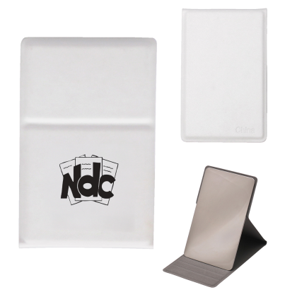 Custom Reflections Stainless Steel Mirror with 3-Angle Stand