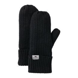 Custom Unisex WOODLAND Roots73 Knit Mitts - Black