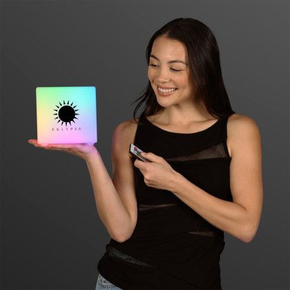Custom 6" Mid-Size Light Cube, Remote Controlled Decor - Lifestyle View 