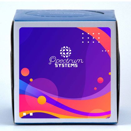 Custom Small Tissue Box - Blue 