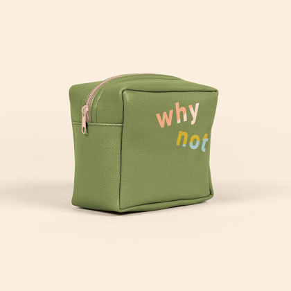 Custom Mod Pouch - Medium - Vegan Leather - Olive 