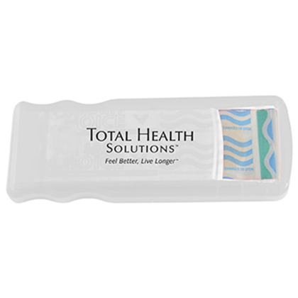 Custom Bandage Dispenser W/ Color Bandages - Translucent Frost 