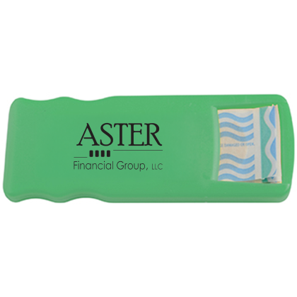 Custom Bandage Dispenser W/ Color Bandages - Green 