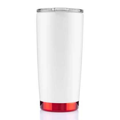 Custom 20 oz Joe 2 Tumbler - White/Red Custom 20 oz Joe 2 Tumbler - White/Red