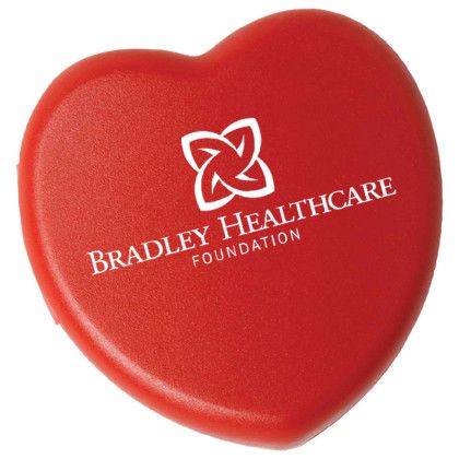 Custom Heart Pill Box - Red