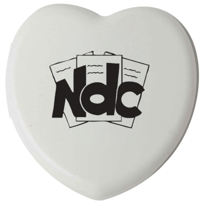 Custom Heart Pill Box - White 