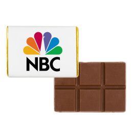 Custom Molded Chocolate Wrapper Bar 1 oz
