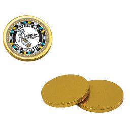Custom Chocolate Coins - Gold