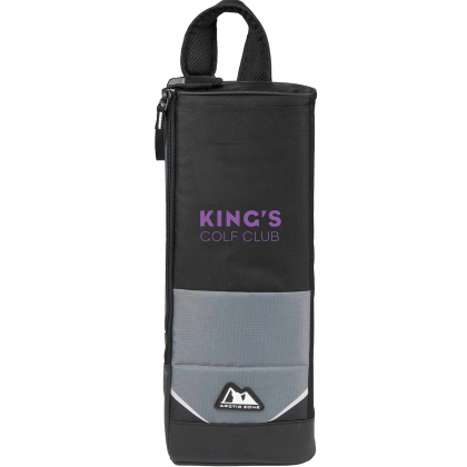 Custom Arctic Zone 6 Can Golf Cooler - Black